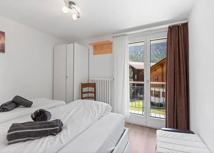 Appartamento Zermatt, 4 Pers, 3 Lits - Balcon Avec Vue Et Petit Jardin *