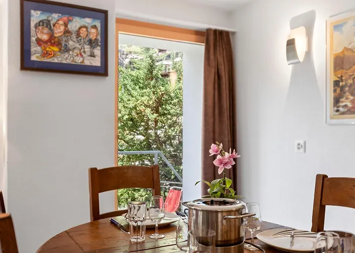 아파트 Zermatt, 4 Pers, 3 Lits - Balcon Avec Vue Et Petit Jardin 체르마트