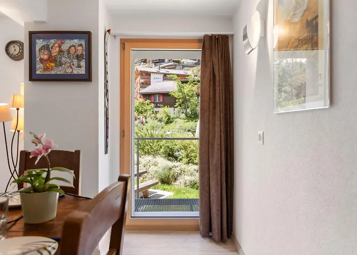 Appartement Zermatt, 4 Pers, 3 Lits - Balcon Avec Vue Et Petit Jardin Zermatt