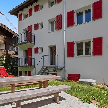 Zermatt, 4 Pers, 3 Lits - Balcon Avec Vue Et Petit Jardin * ツェルマット