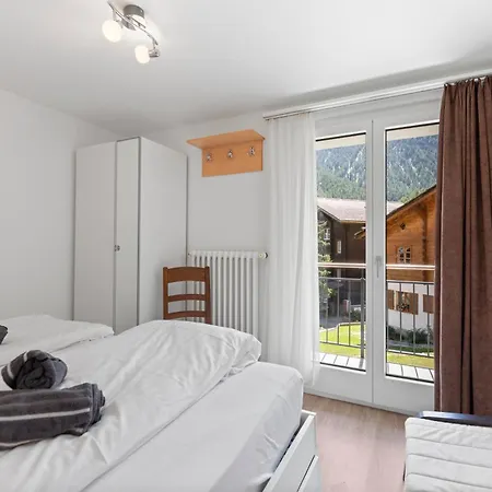 アパート Zermatt, 4 Pers, 3 Lits - Balcon Avec Vue Et Petit Jardin *
